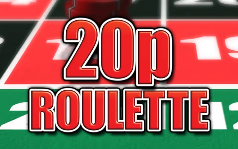 Realiza tus jugadas rápidas en 20p Roulette dentro de 1xSlots.
