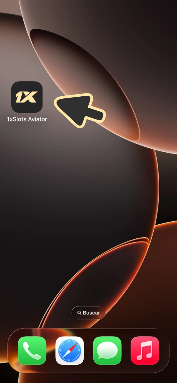 Abre la aplicación de iOS y empieza a jugar a 1xSlots Aviator.