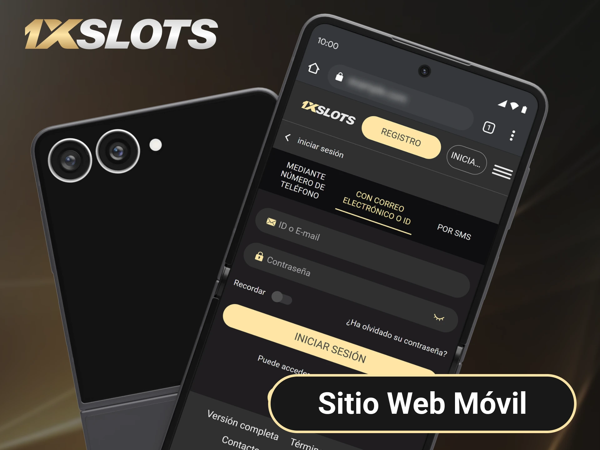 Explora la comodidad de la Versión Web en el Sitio Web Móvil de 1xSlots.