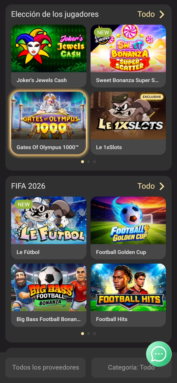 Juega en el casino 1xSlots para apostar el bono de bienvenida por registro.